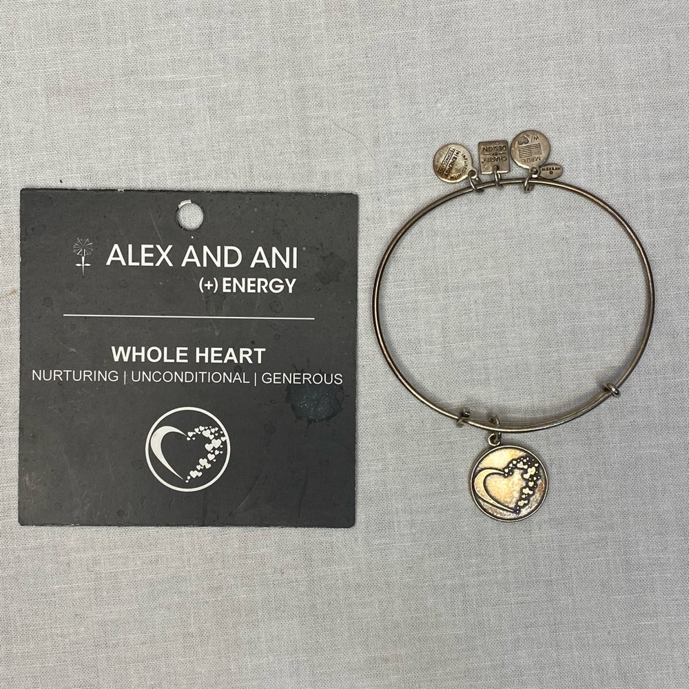 ALEX AND ANI BRACELET WHOLE HEART SILVER